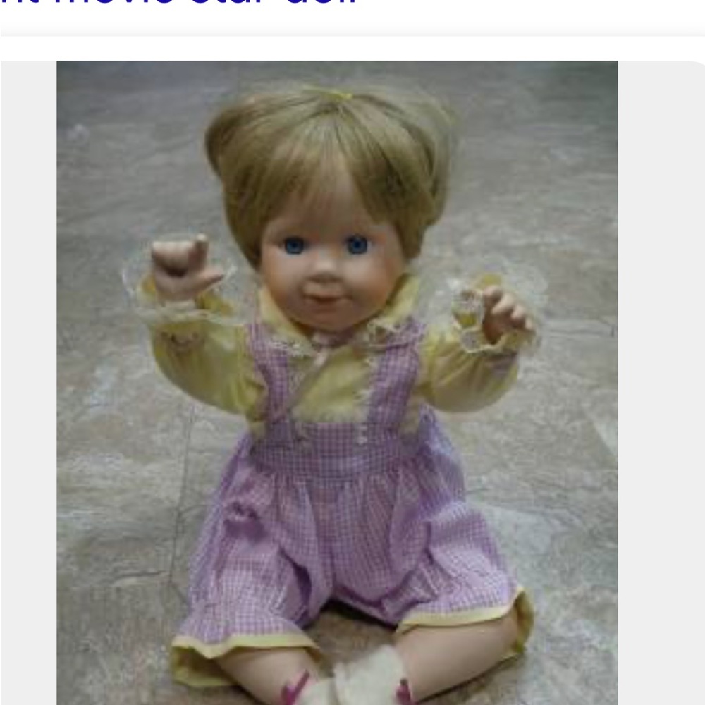 Adorable Blonde Doll in Pink Outfit